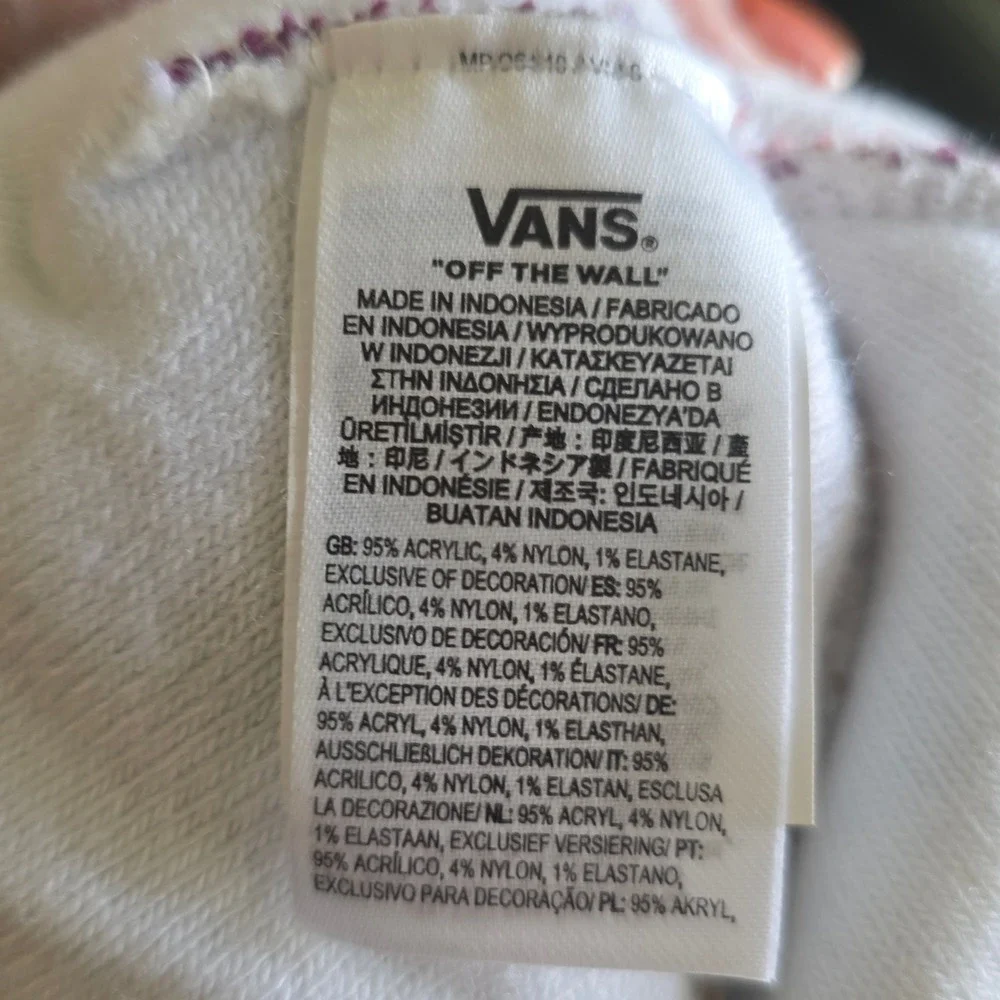 Vans Beanie Unisex OSFM Multicolor Checkerboard Knit Skater Streetwear Hat